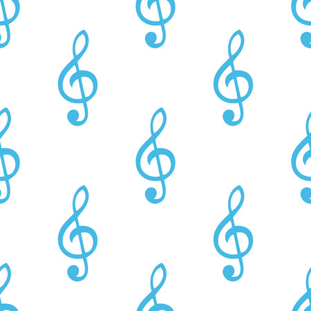 Treble clef seamless patternのイラスト素材