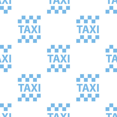 Taxi seamless patternのイラスト素材