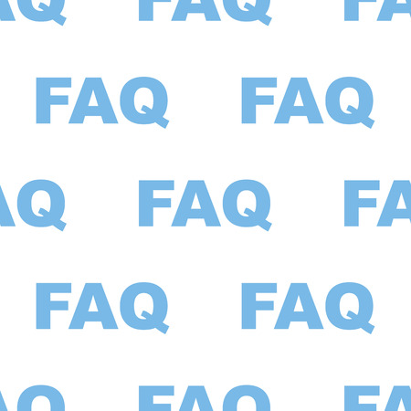 Faq seamless patternのイラスト素材