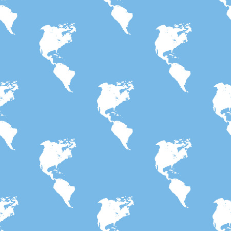 Continental Americas seamless patternのイラスト素材