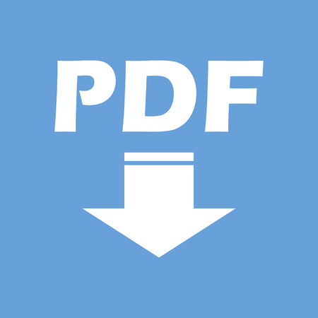 Pdf white iconのイラスト素材