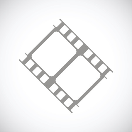 Film black iconのイラスト素材