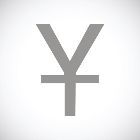 Yen black iconのイラスト素材