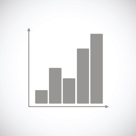 Chart black iconのイラスト素材