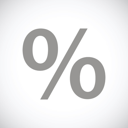 Percent black iconのイラスト素材