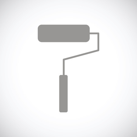 Roller black iconのイラスト素材