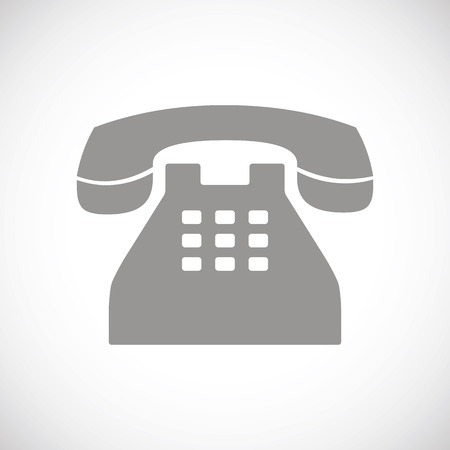 Telephone black iconのイラスト素材