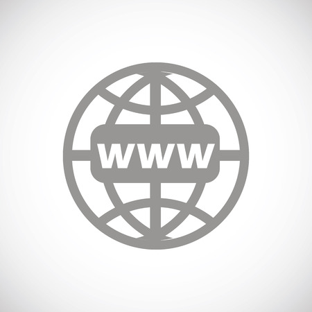 Www black iconのイラスト素材