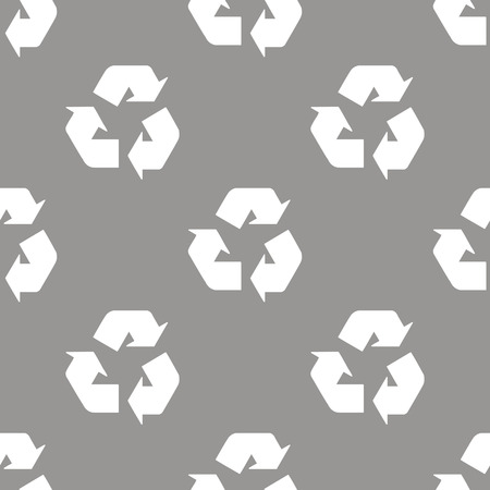 Recycling seamless patternのイラスト素材