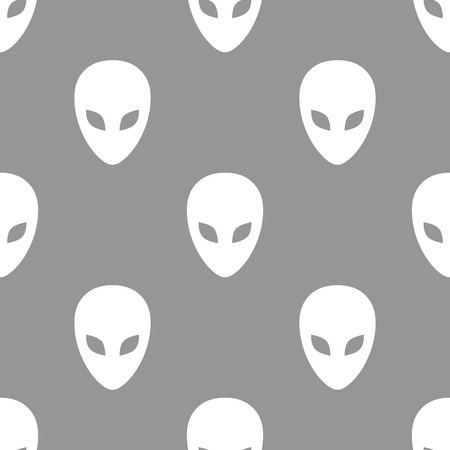 Alien seamless patternのイラスト素材