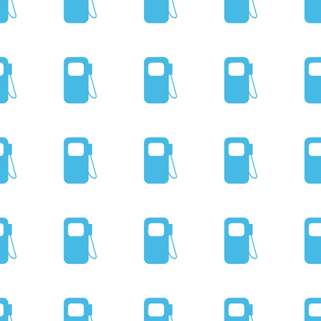 Unique Gas station seamless patternのイラスト素材