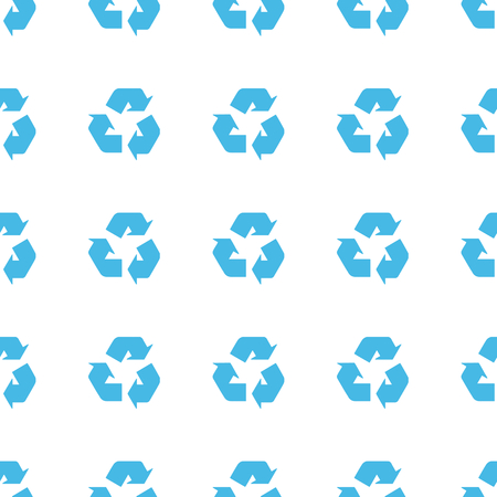 Unique Recycling seamless patternのイラスト素材