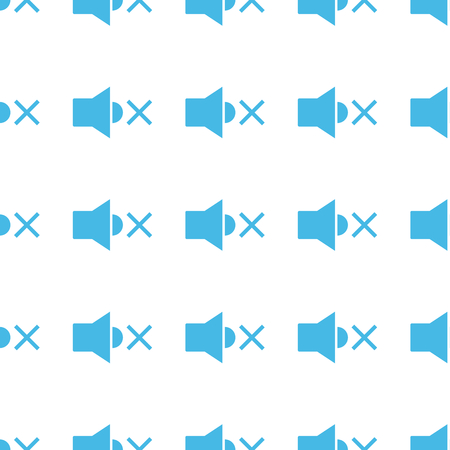 Unique No sound seamless patternのイラスト素材