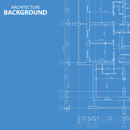 Blueprint architecture planのイラスト素材