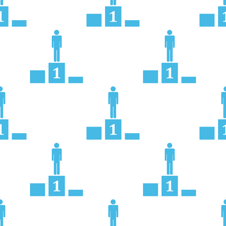 First place white patternのイラスト素材