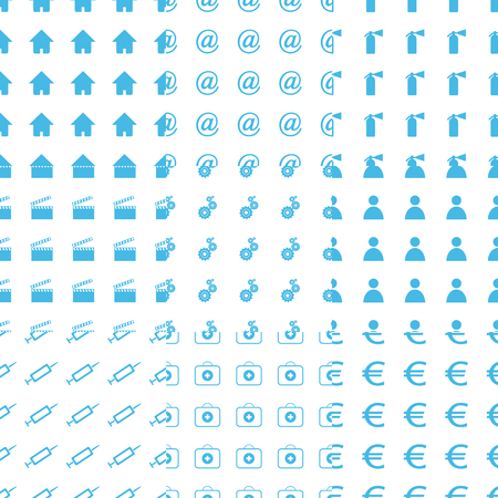 Big seamless pattern setのイラスト素材
