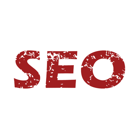 Red grunge seoのイラスト素材