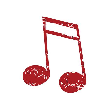 Red grunge noteのイラスト素材