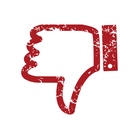 Red grunge unlike のイラスト素材