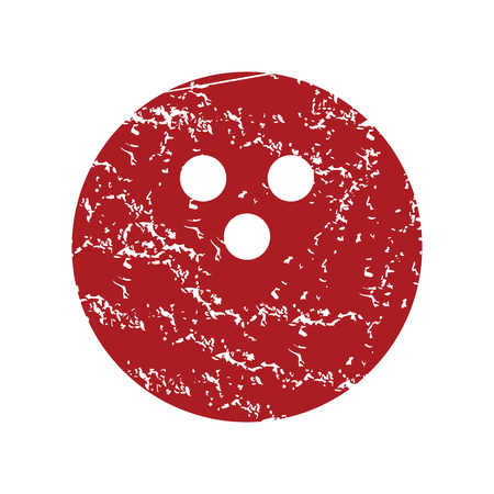 Red grunge bowling のイラスト素材