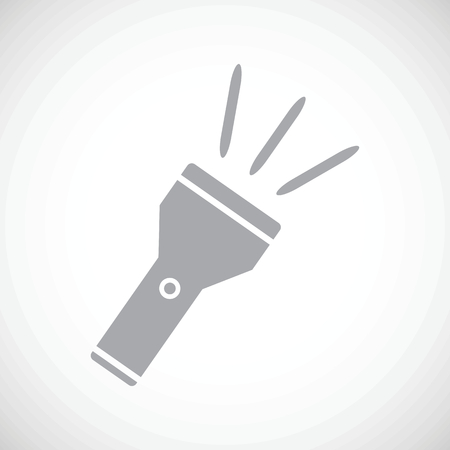 Flashlight black iconのイラスト素材