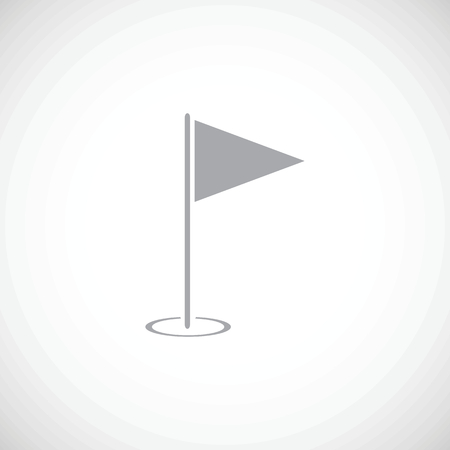 Hole Course black iconのイラスト素材