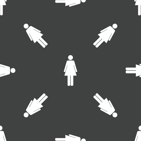 Woman sign patternのイラスト素材