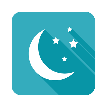 Crescent moon iconのイラスト素材