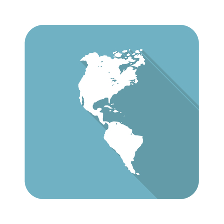 American continent iconのイラスト素材