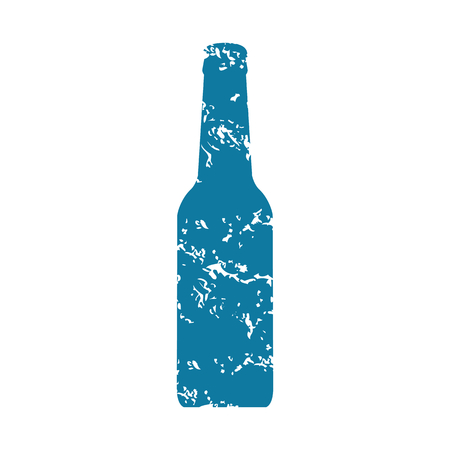 Bottle grunge iconのイラスト素材