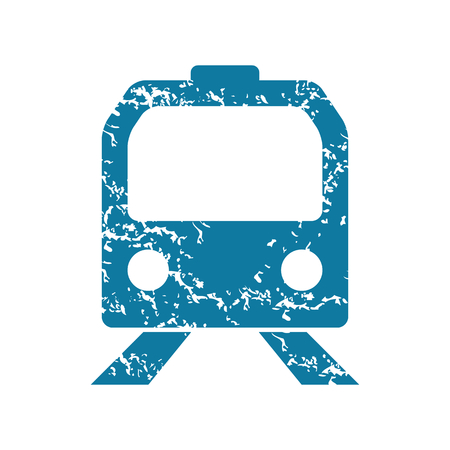 Grunge train iconのイラスト素材