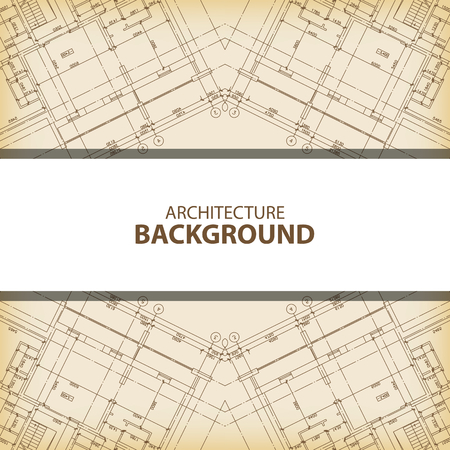 Architecture kaleidoscopic backgroundのイラスト素材