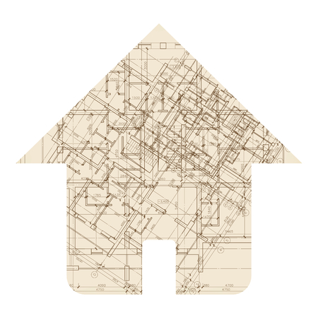 House architecture iconのイラスト素材