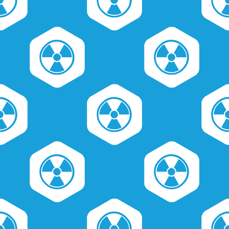 Hazard hexagon patternのイラスト素材