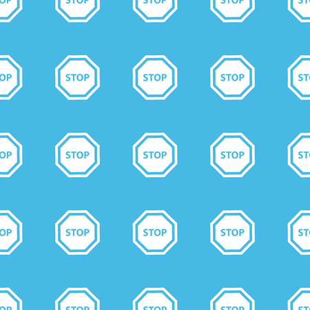 STOP sign straight patternのイラスト素材