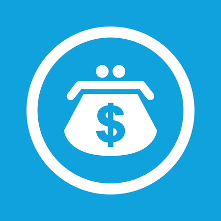 Dollar purse sign iconのイラスト素材