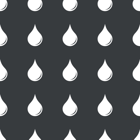 White image of liquid drop repeated on black backgroundのイラスト素材