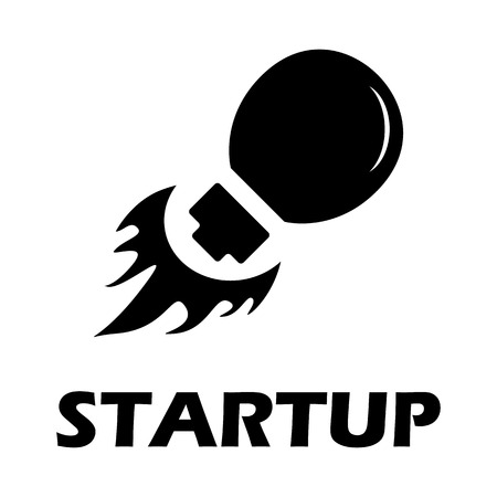 Startup sign. Start up business and Innovation concept networkのイラスト素材