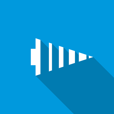 Arrow icon in flat style for any designのイラスト素材