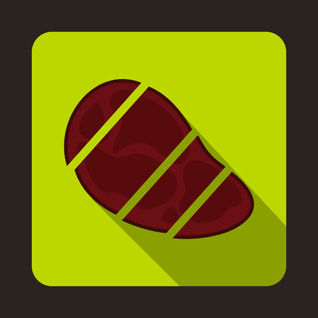 Steak Icon in flat style for any designのイラスト素材