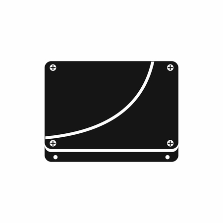 Database icon in simple style isolated on white backgroundのイラスト素材