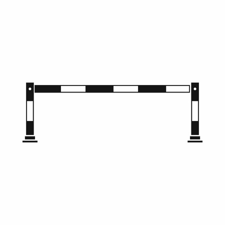 Barrier icon in simple style isolated on white backgroundのイラスト素材
