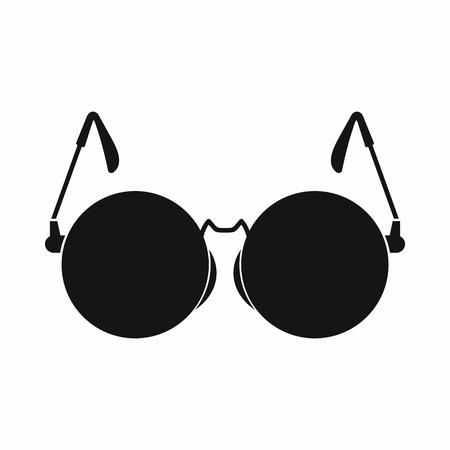 Glasses for blind icon in simple style isolated on white backgroundのイラスト素材