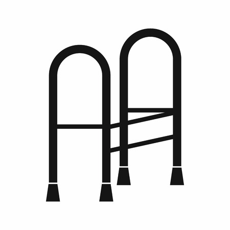 Walker icon in simple style isolated on white backgroundのイラスト素材