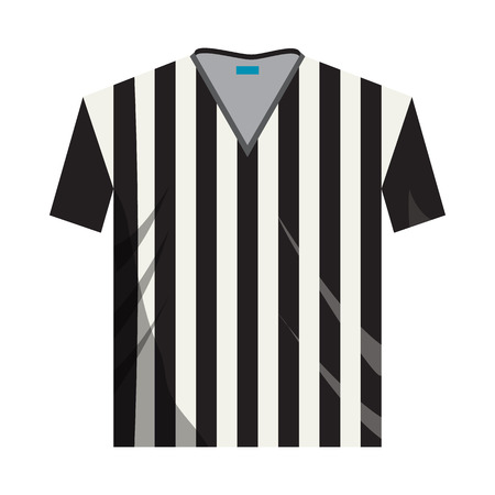Referee shirt icon in cartoon style on a white backgroundのイラスト素材