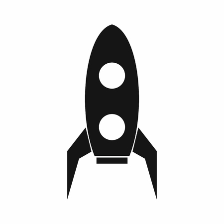 Rocket icon in simple style for any designのイラスト素材