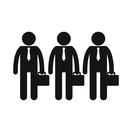 Business icon in simple style isolated on white backgroundのイラスト素材