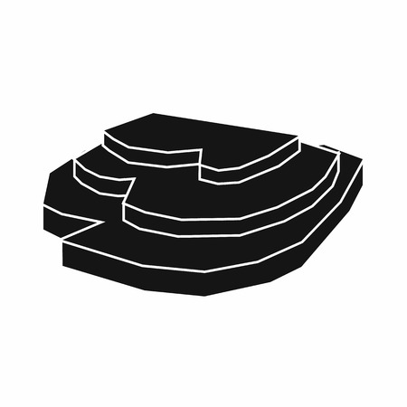 Rice field icon in simple style isolated vector illustration. Plants symbolのイラスト素材