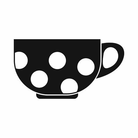 Cup icon in simple style isolated vector illustrationのイラスト素材