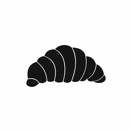 Croissant icon in simple style isolated vector illustrationのイラスト素材